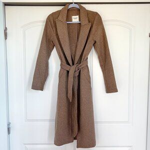 Abercrombie & Fitch Wool-Blend Belted Trench Coat
